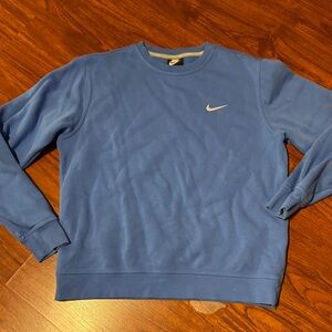 Nike Men's Crewneck Blue Sweater size LARGE